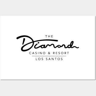 The Diamond Casino & Resort Los Santos Black Posters and Art